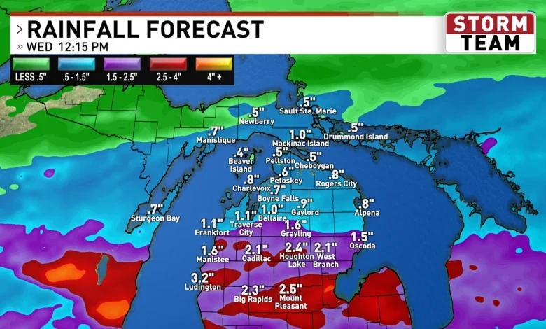 More heavy rain and potential severe thunderstorms for some through Wednesday