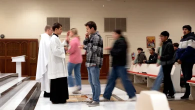 More young men are attending religious services regularly, poll finds