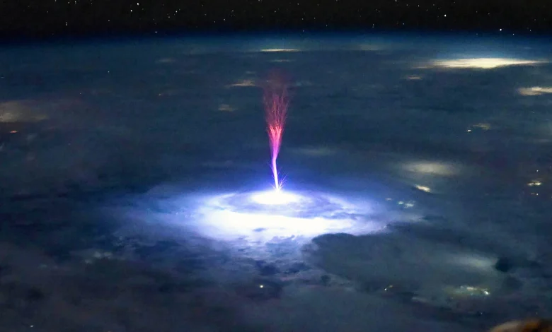 NASA shares photos of a rare and extraordinary event witnessed by astronauts on the space station