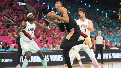 NBA Playoffs Scores, Live Updates: Victor Wembanyama Shines in First Half As Spurs Lead Trail Blazers