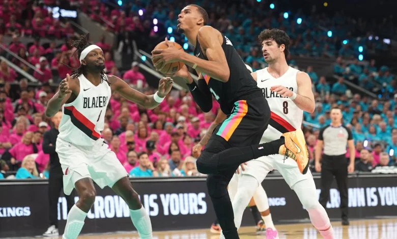 NBA Playoffs Scores, Live Updates: Victor Wembanyama Shines in First Half As Spurs Lead Trail Blazers