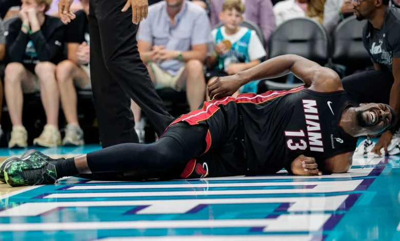 NBA reviewing LaMelo Ball takedown of Bam Adebayo that led to Heat star's exit from game