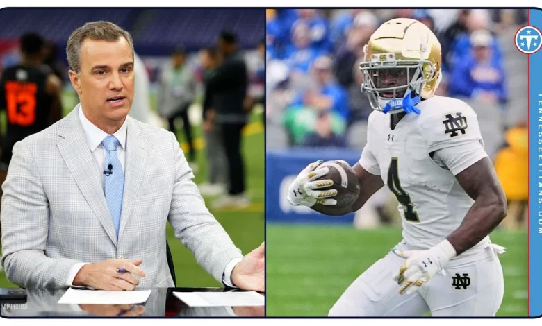 NFL Network's Daniel Jeremiah Explains Why He Thinks the Titans Should Pick Notre Dame RB Jeremiyah Love in the NFL Draft 