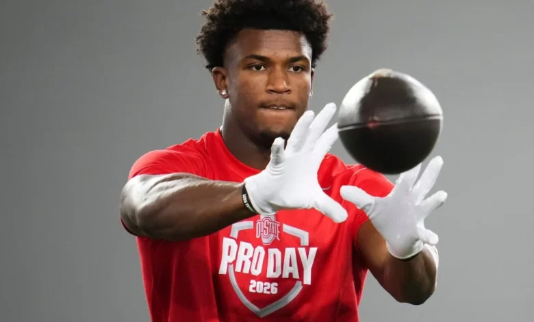 NFL mock draft 2026: Commanders select Caleb Downs, S, Ohio State