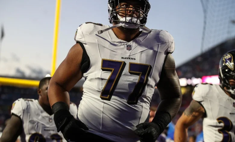 NY Giants news: Ex-Baltimore Ravens guard Daniel Faalele signs with New York