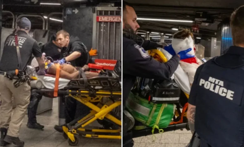NYC cops shoot machete-wielding stabber at Grand Central Terminal, halting weekend trains