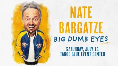 Nate Bargatze is coming Tahoe Blue Event Center