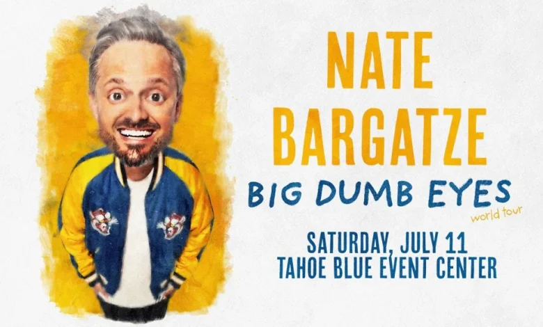 Nate Bargatze is coming Tahoe Blue Event Center
