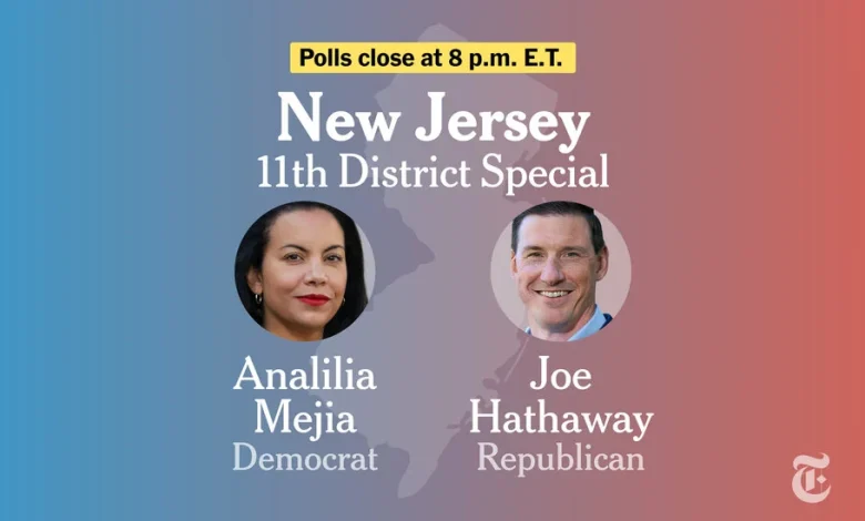 New Jersey 11th Congressional District Special 2026: Live Election Results, Mejia vs. Hathaway