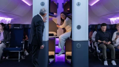 New Zealand unveils world's first economy sleep pods for long flights