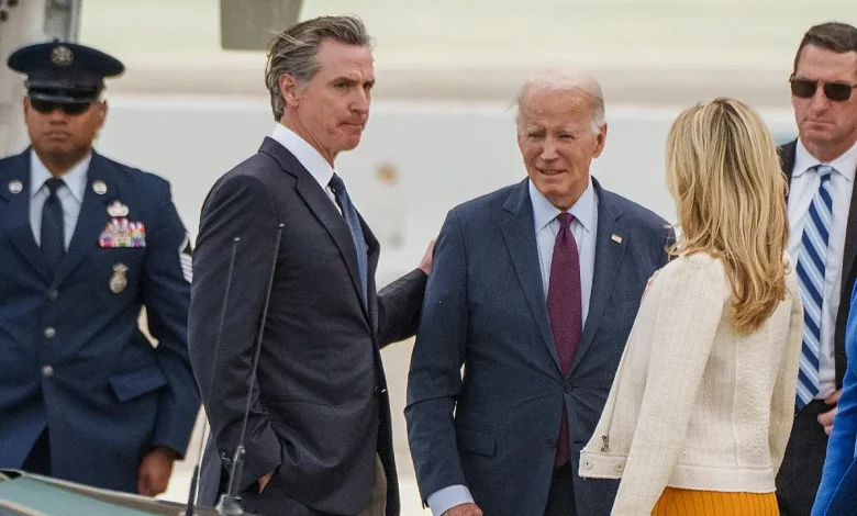 Newsom office called out for skipping Biden in post missing Obama as past president with 'functioning brain'