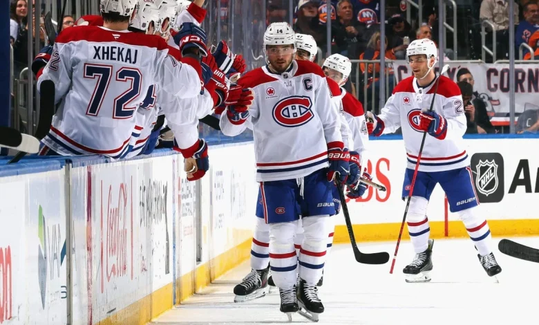 Nick Suzuki becomes fifth player in Canadiens history to register 100 points in a season
