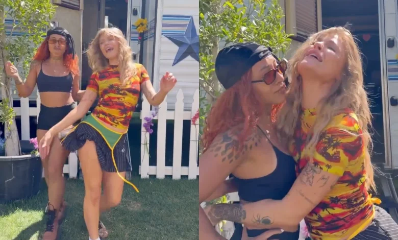 No Coachella, Luísa Sonza aproveita pré-show em clima descontraído: 'Primeiro dia'