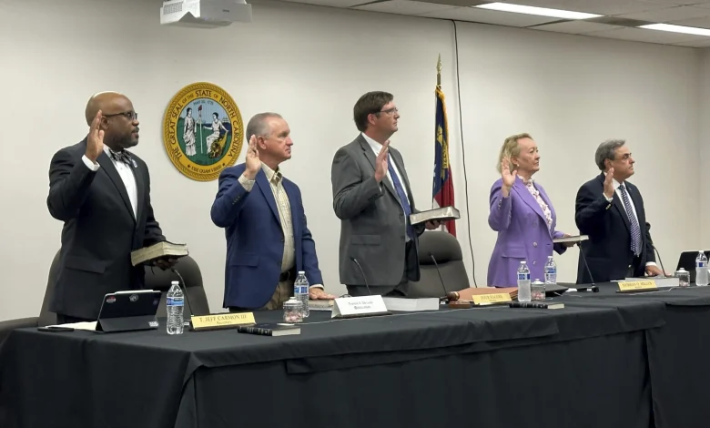 North Carolina election board’s GOP majority approves sharing voter data with DHS