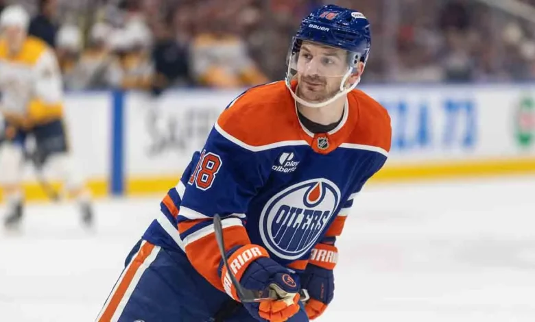 Oilers' Hyman to miss next three games, won't travel on road trip