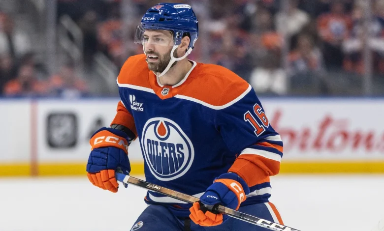 Oilers' Jason Dickinson out for Game 2 vs. Ducks