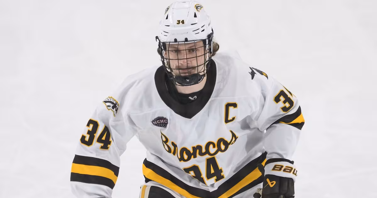 Oilers sign Western Michigan standout Michaels to one-year ELC