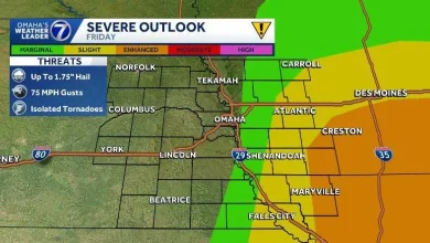Omaha weather: Strong to severe storms Friday
