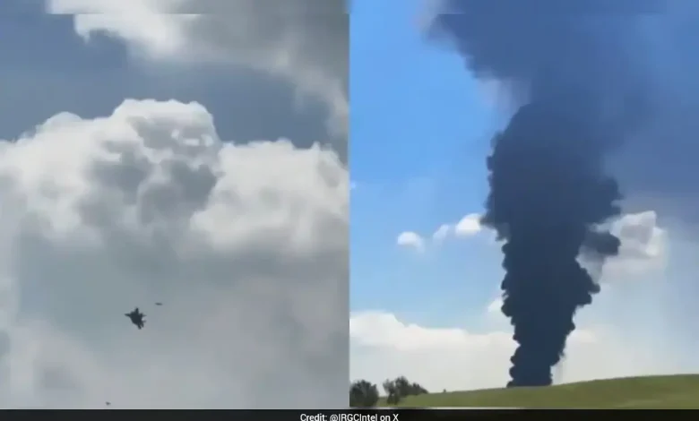 On Camera, Iran's Shahed Drone Chased By US F-15 Jet Over Iraq