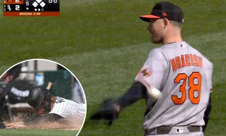 Orioles allow a run in the most embarrassing way possible