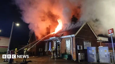 Oulton Broad North railway station fire affects train services