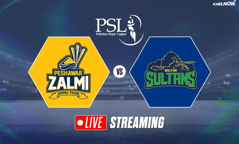 PES vs MUL Live streaming details, when & how to watch match 22 of PSL 2026