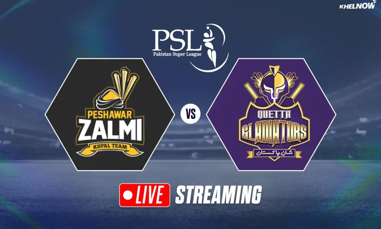 PES vs QUE Live streaming details, when & how to watch match 23 of PSL 2026
