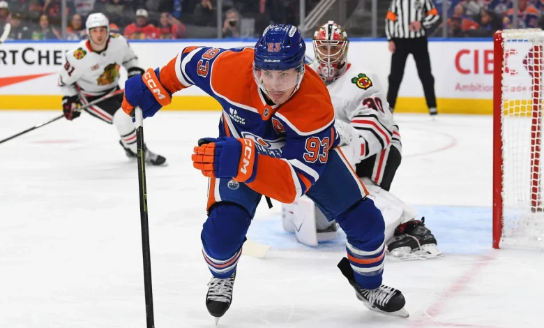 PROJECTED LINEUP: Oilers vs. Blackhawks