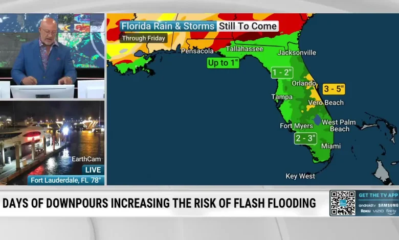 Parts Of Florida To See Rounds Of Rainfall This Week