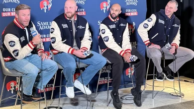 Patriots legend Julian Edelman reacts to new Samuel Adams collab