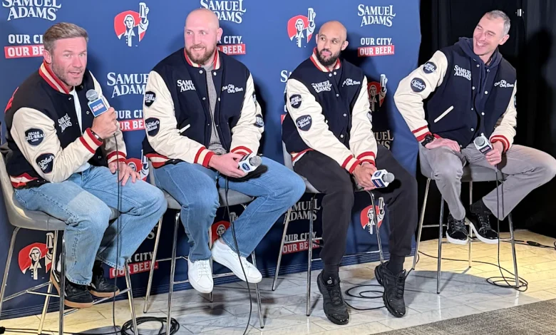 Patriots legend Julian Edelman reacts to new Samuel Adams collab