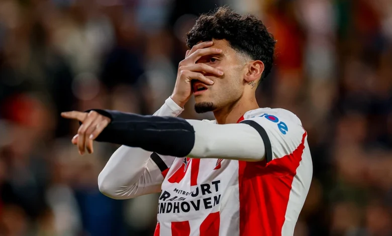 Pepi kopt PSV al snel op voorsprong tegen PEC • Blessure Saibari wordt onderzocht