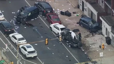 Person and dog killed after vehicle t-boned by speeding SUV in West Philadelphia