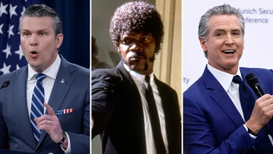 Pete Hegseth Mocked By Gavin Newsom Over Pulp Fiction Prayer Fiasco
