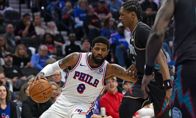 Player grades: Paul George, Sixers fall short to Pistons at home