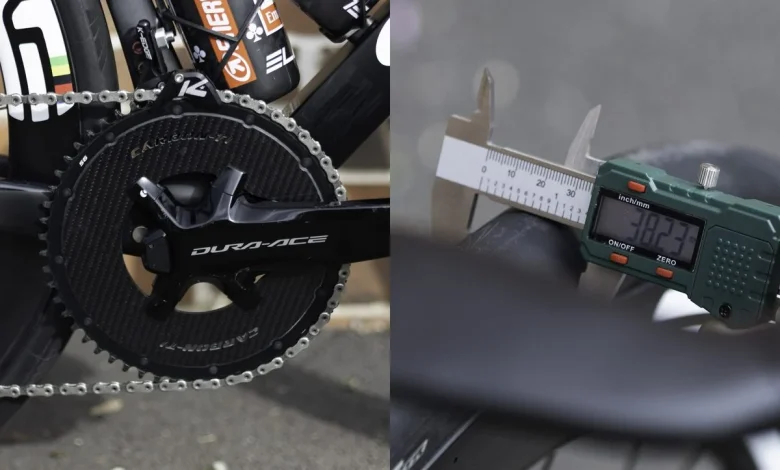 Pogačar will race Paris-Roubaix on enormous 38mm-wide tyres and a 1x drivetrain – but no tubeless inserts 