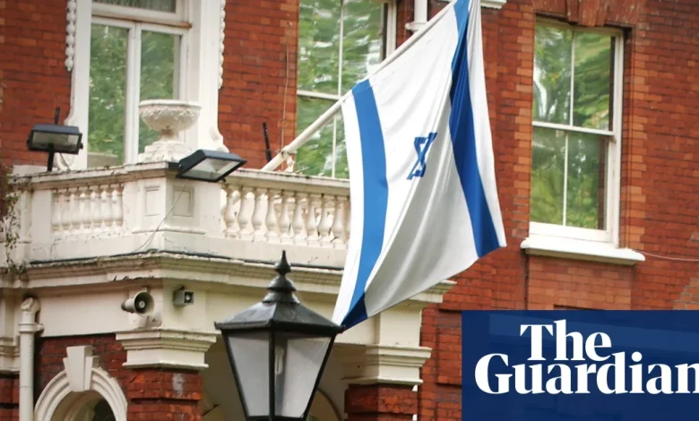 Police investigate security incident near Israeli embassy in London