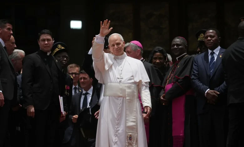 Pope Leo speaks of 'handful of tyrants' spending billions on war : NPR