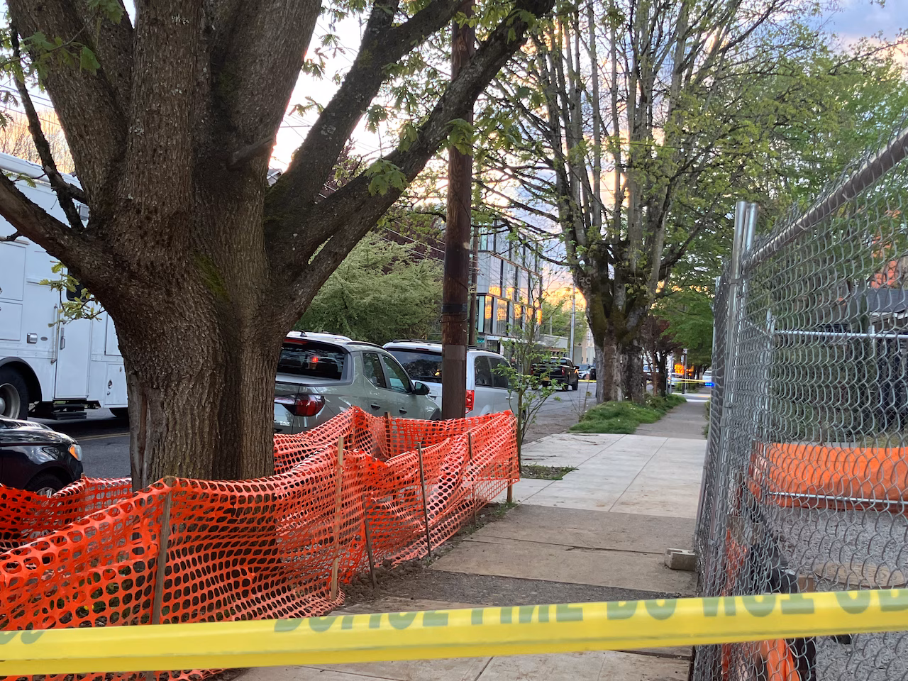 Portland police close SE Division Street as they respond to armed person in crisis