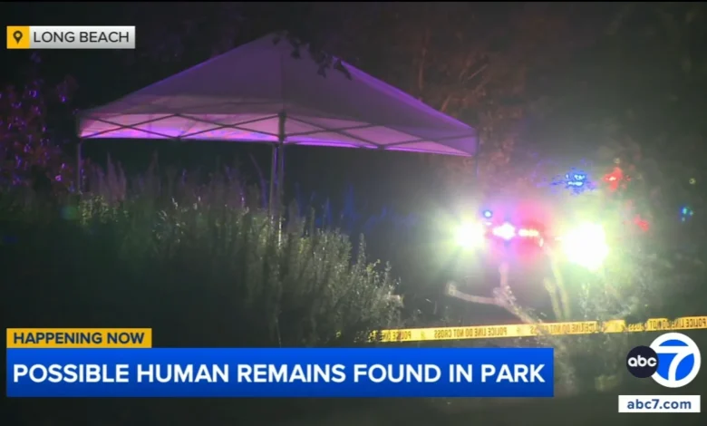Possible human remains found in Long Beach park on Easter Sunday