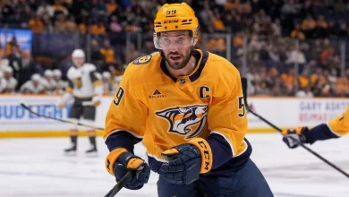 Predators' Josi scratched after pre-game warmups due to upper-body injury
