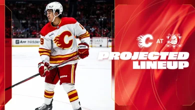 Projected Lineup - Flames @ Ducks