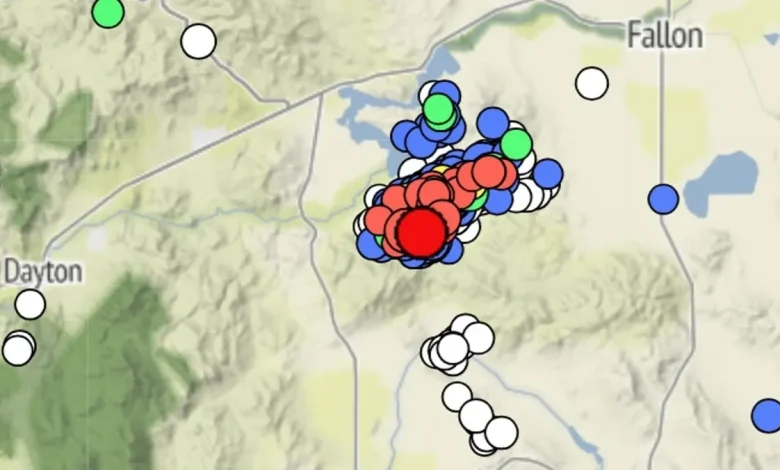 Quakes of 4.7 and 4.0 rattle Nevada on Wednesday