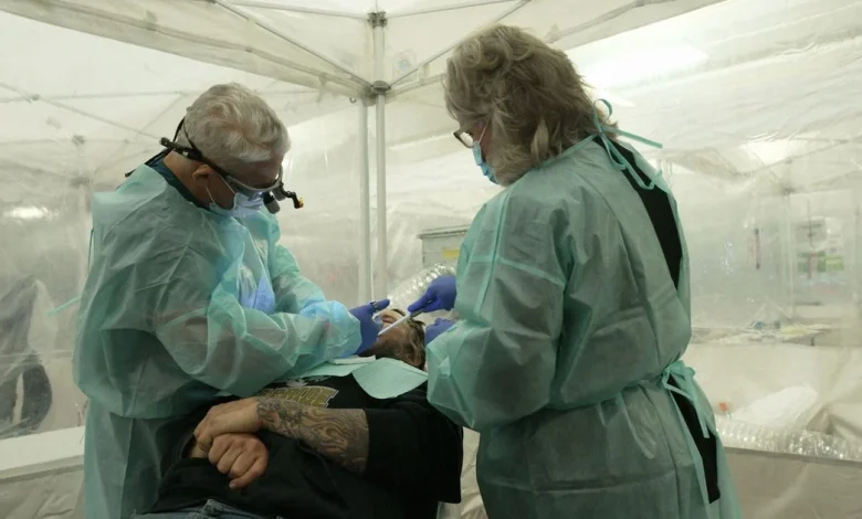 RAM pop-up clinics provide free medical, dental, and vision care to uninsured or underinsured Americans