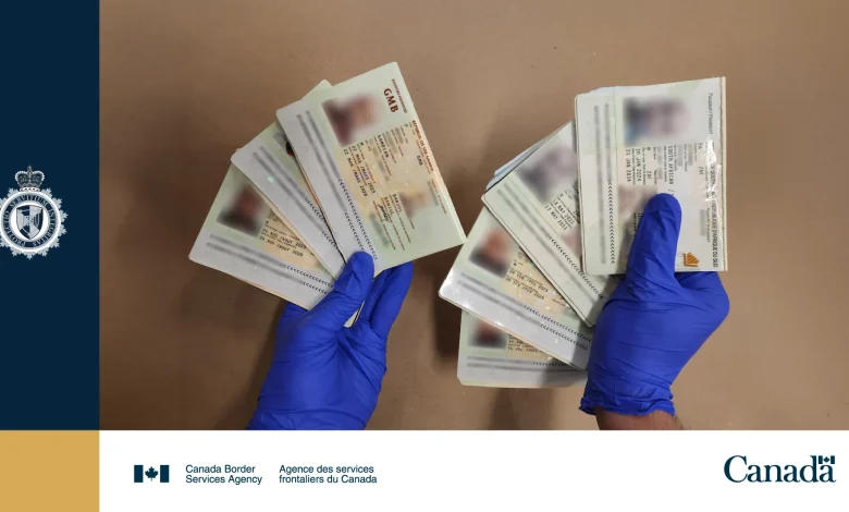 RCMP lays charges after CBSA seizes seven fraudulent passports hidden in a commercial shipment
