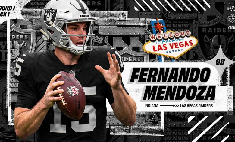Raiders select Fernando Mendoza with the No. 1 overall pick in the 2026 NFL Draft