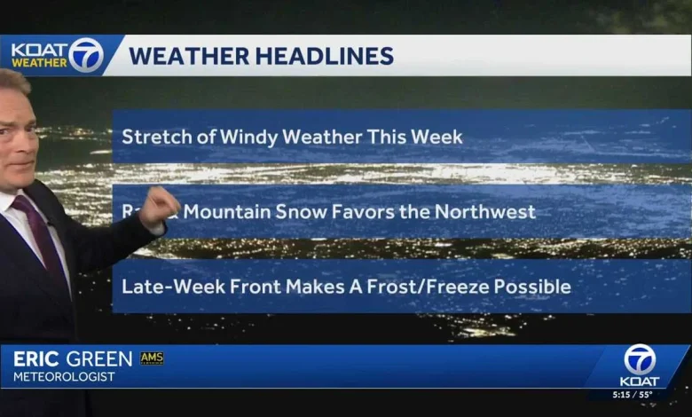 Rain and snow showers continue in the Four Corners area as wind blasts eastern New Mexico
