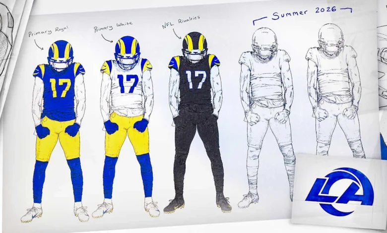 Rams unveil uniform & brand refresh ahead of 2026 season