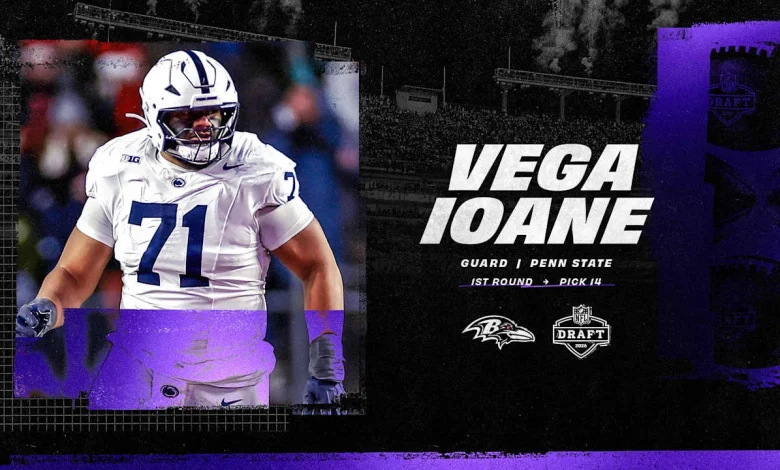 Ravens Draft Vega Ioane in First Round