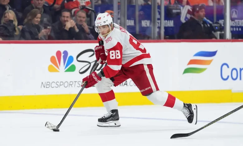 Red Wings’ Patrick Kane becomes 24th NHL player to record 1,400 career points